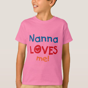 Nanna Loves Me Tシャツとギフト Tシャツ