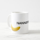 Nannersはbaeはです(バナナファンのために) コーヒーマグカップ (正面左)