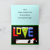 Nannieのクリスマスカード シーズンカード (内部)