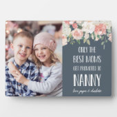 Nanny祖母の母の日の写真 フォトプラーク (正面)