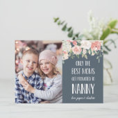 Nanny Amona Mother's Dayフラットフォトカード (スタンド正面)