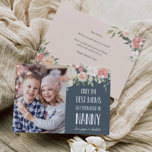 Nanny Amona Mother's Dayフラットフォトカード