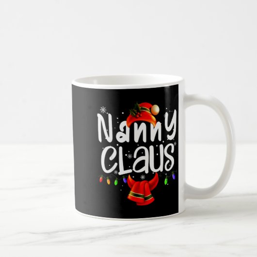 Nanny Claus Matching Christmas Costume コーヒーマグカップ (右)