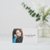 Nanny Custom Oval Professional Photograph 名刺 (スタンド正面)