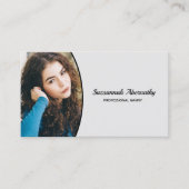 Nanny Custom Oval Professional Photograph 名刺 (正面)