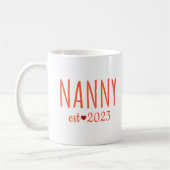 Nanny est 2023 11ozコーヒーマグ コーヒーマグカップ (左)