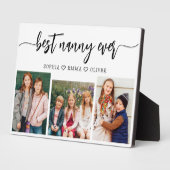 Nanny Ever最高の - Gods Photo Collage フォトプラーク (側面)