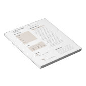 Nanny Notes、Nanny Log ノートパッド (アングル)