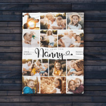 Nanny We Love youハートモダンPhoto Collage