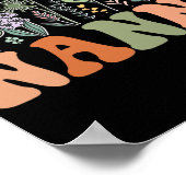 Nanny Wildflower Floral Birthday Baby Shower New N ポスター (角)