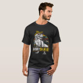 Nannysaurus Leopard T Rex Dinosaur Nanny Saurus Mo Tシャツ (正面フル)