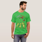 Nannysaurus Nannyyrannosaurus恐竜マザーズ少年 Tシャツ (正面フル)