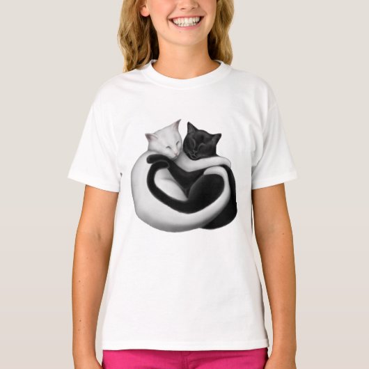 Nano愛猫の女性 Tシャツ (正面)