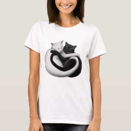 Nano愛猫の女性 Tシャツ
