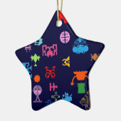 Nano未来のおもしろい セラミックオーナメント (左)