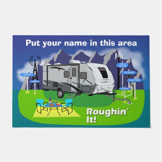 Nano Coachmenの頂点と同じようなRVの玄関マット ドアマット (正面)