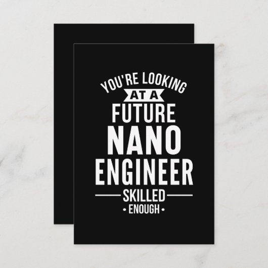 NANO engineer gift ノートカード (正面/裏面)