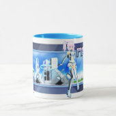 Nanokoのキャラクターのマグ マグカップ (中央)