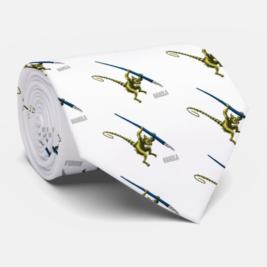 NaNoLA -万年筆を持つLemur ネクタイ (ロール)