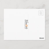 Nanotyrannus恐竜 – 3D 描写 ポストカード (裏面)