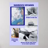 Nansen's Voyages, Fram ポスター (正面)