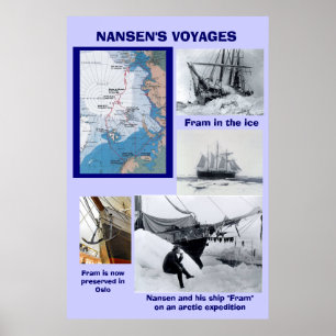 Nansen's Voyages, Fram ポスター