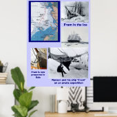 Nansen's Voyages, Fram ポスター (ホームオフィス)