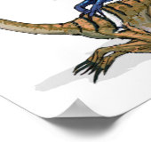 Nanshiungosaurus – 白亜紀恐竜ポートフォリオ ポスター (角)