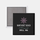 Nantasket Beach Trendy Hull Machusetts Vacation Tr マグネット (正面/裏面)