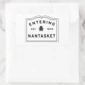 Nantasket Hull Maに入る 長方形シール (バッグ)