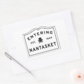 Nantasket Hull Maに入る 長方形シール (封筒)