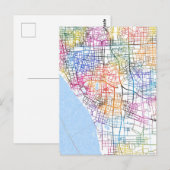 Nantong China City Map ポストカード (正面/裏面)