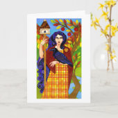 Nantsueltaグリーティングカード カード (黄色い花)