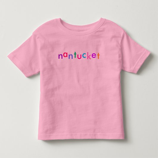 Nantucketのおもしろい トドラーTシャツ (正面)