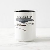 nantucketのクジラのコーヒー・マグ マグカップ (中央)
