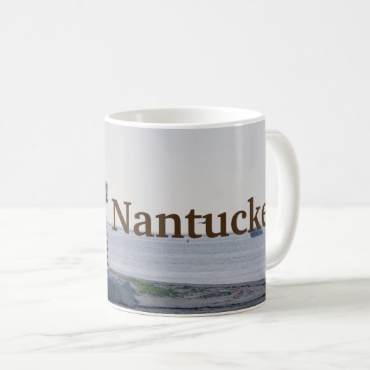 Nantucketのコーヒー・マグ コーヒーマグカップ (正面右)
