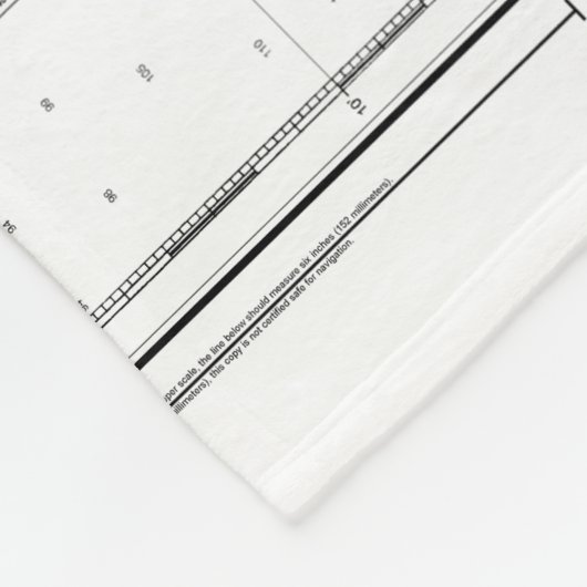 Nantucketのサウンドとアプローチの図航海の1323 フリースブランケット (角)