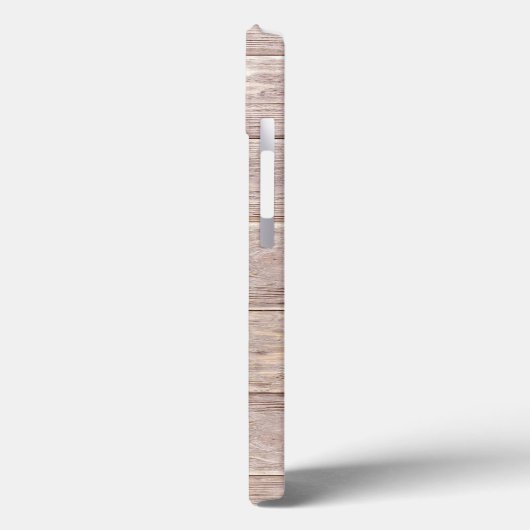 Nantucketのシルエットの素朴な木製の一見 Case-Mate iPhoneケース (裏面 / 左)