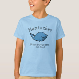 Nantucketのシロナガスクジラ Tシャツ