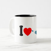 Nantucketの島 ツートーンマグカップ (正面左)