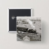 Nantucketの鉄道 缶バッジ (正面&裏面)