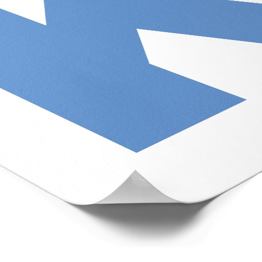 Nantucket赤と青のタイポグラフィのポスター#2 ポスター (角)