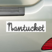 Nantucket バンパーステッカー (車上)