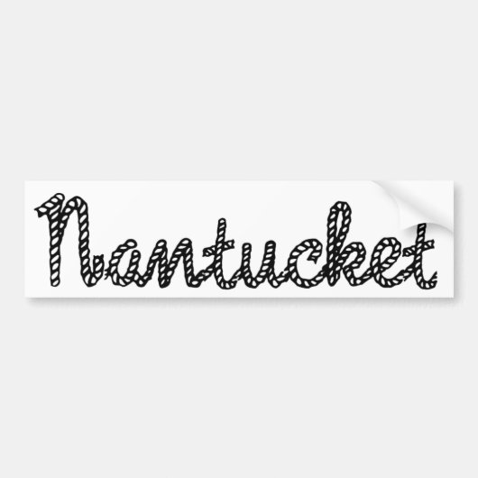 Nantucket バンパーステッカー (正面)