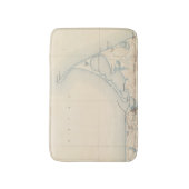 Nantucket、マサチューセッツ バスマット (正面縦)