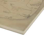 Nantucket (1838年)のヴィンテージの地図 カッティングボード (角)