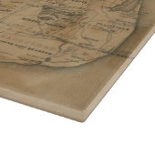 Nantucket (1869年)のヴィンテージの地図 カッティングボード (角)