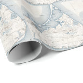 Nantucket (1919年)のヴィンテージの地図 ラッピングペーパー (ロールコーナー)