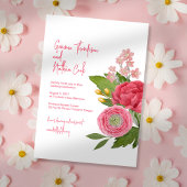 Nantucket Bouquet Wedding Invitation 招待状