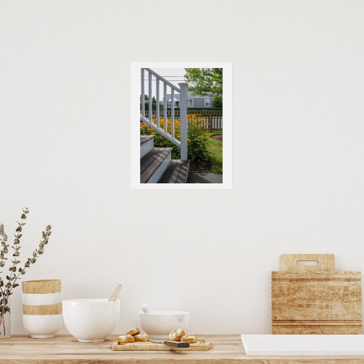 Nantucket Flowers #4  ポスター (キッチン)